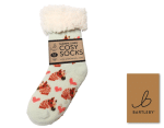 BARTLEBY® CHILDS FUNKY COSY SOCK LOVE HORSES 9-1.5