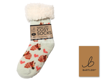BARTLEBY® CHILDS FUNKY COSY SOCK LOVE HORSES 2-5 BARTLEBY® CHILDS FUNKY COSY SOCK LOVE HORSES 2-5