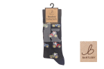 BARTLEBY® FUNKY BAMBOO SOCK 6-11 MODERN TRACTOR