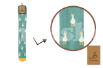 BARTLEBY® FUNKY WELLY SOCK 4-8 WHITE DUCK