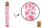 BARTLEBY® FUNKY WELLY SOCK 4-8 PINK COW PRINT