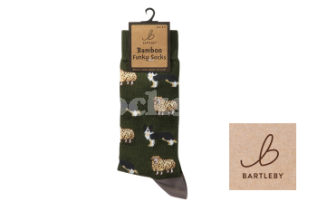 BARTLEBY® FUNKY BAMBOO SOCK 6-11 SHEEP & SHEEPDOG BARTLEBY® FUNKY BAMBOO SOCK 6-11 SHEEP & SHEEPDOG