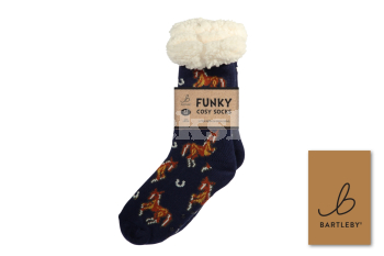 BARTLEBY® FUNKY COSY SOCK 4-8 COUNTRY HORSE BARTLEBY® FUNKY COSY SOCK 4-8 COUNTRY HORSE