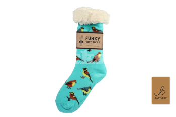 BARTLEBY® FUNKY COSY SOCK 4-8 GARDEN BIRDS BARTLEBY® FUNKY COSY SOCK 4-8 GARDEN BIRDS