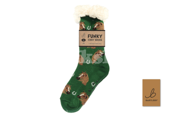BARTLEBY® FUNKY COSY SOCK 4-8 HORSE HEAD BARTLEBY® FUNKY COSY SOCK 4-8 HORSE HEAD